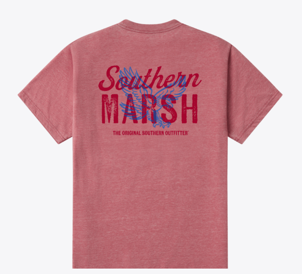 Men's Southern Marsh SEAWASH Freedom S/S Tee