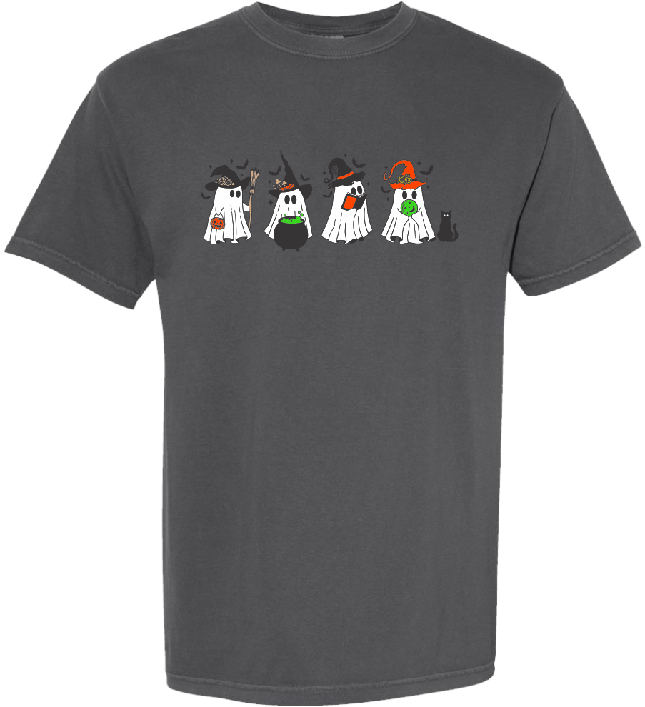 Comfort Color Ghost Halloween S/S Tee (Pepper)