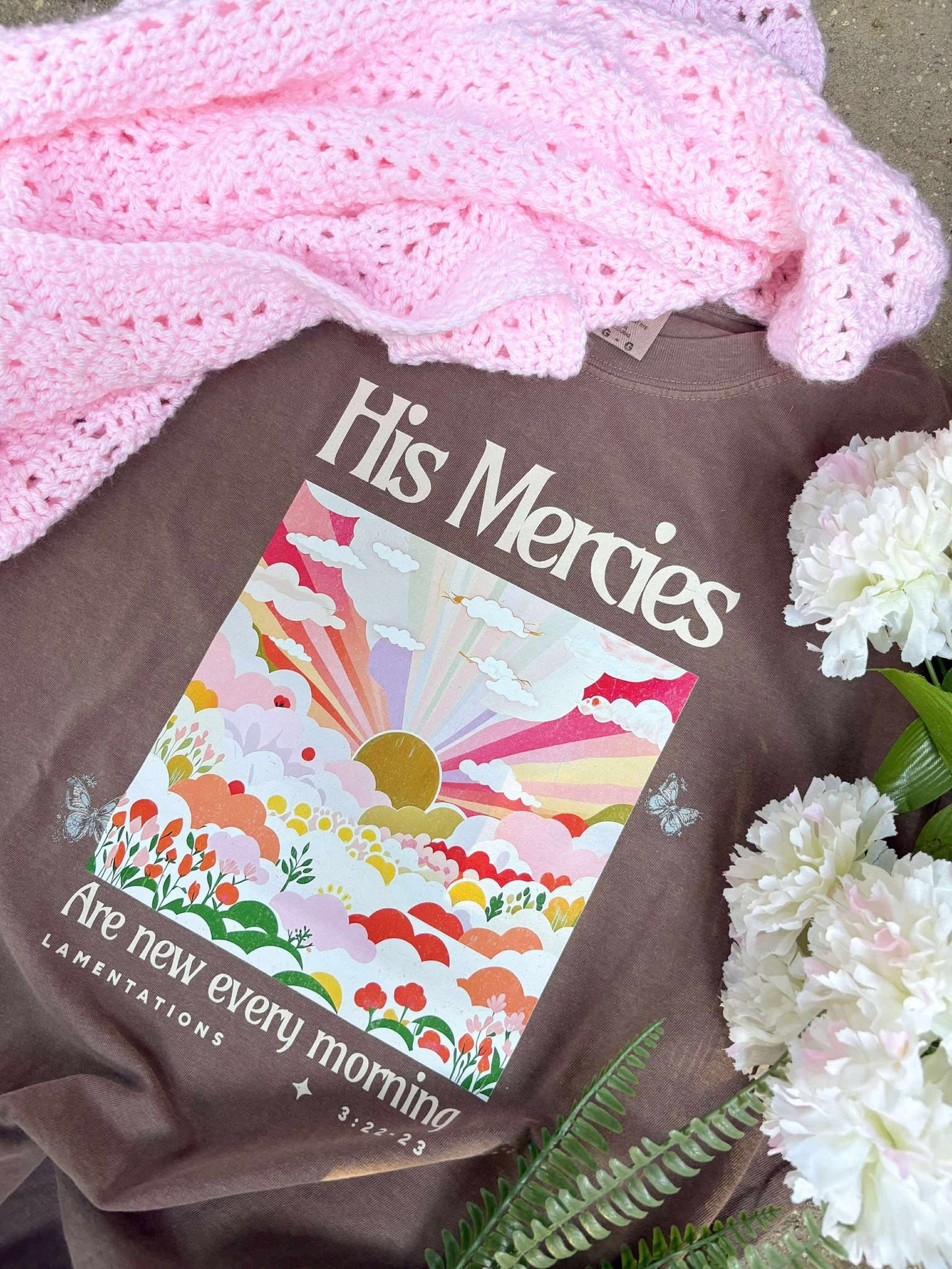 Comfort Color His Mercies Are New Every Morning S/S Tee (Espresso)