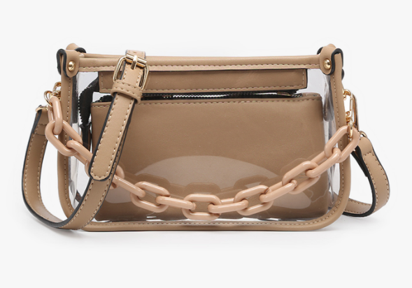 Jen & Co Jessica Clear Crossbody
