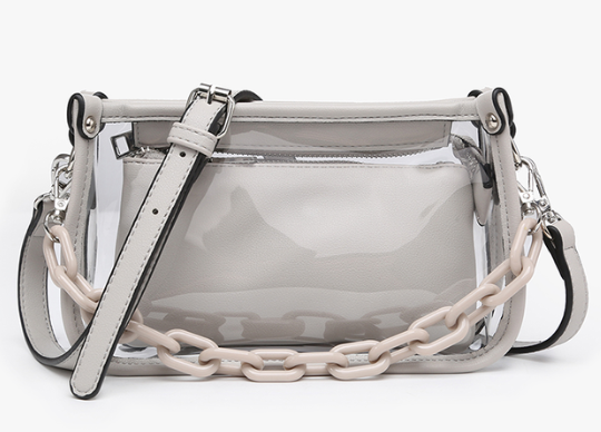 Jen & Co Jessica Clear Crossbody