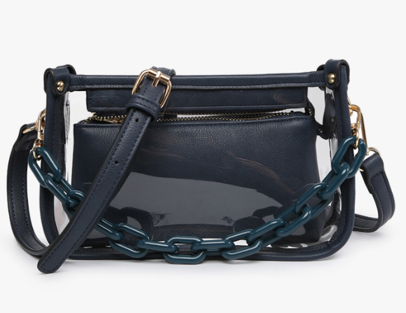 Jen & Co Jessica Clear Crossbody