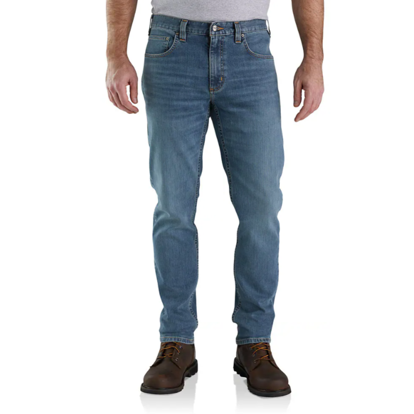 Carhartt Rugged Flex Relaxed Fit Low Rose 5-Pocket Tapered Jean (Arcadia)
