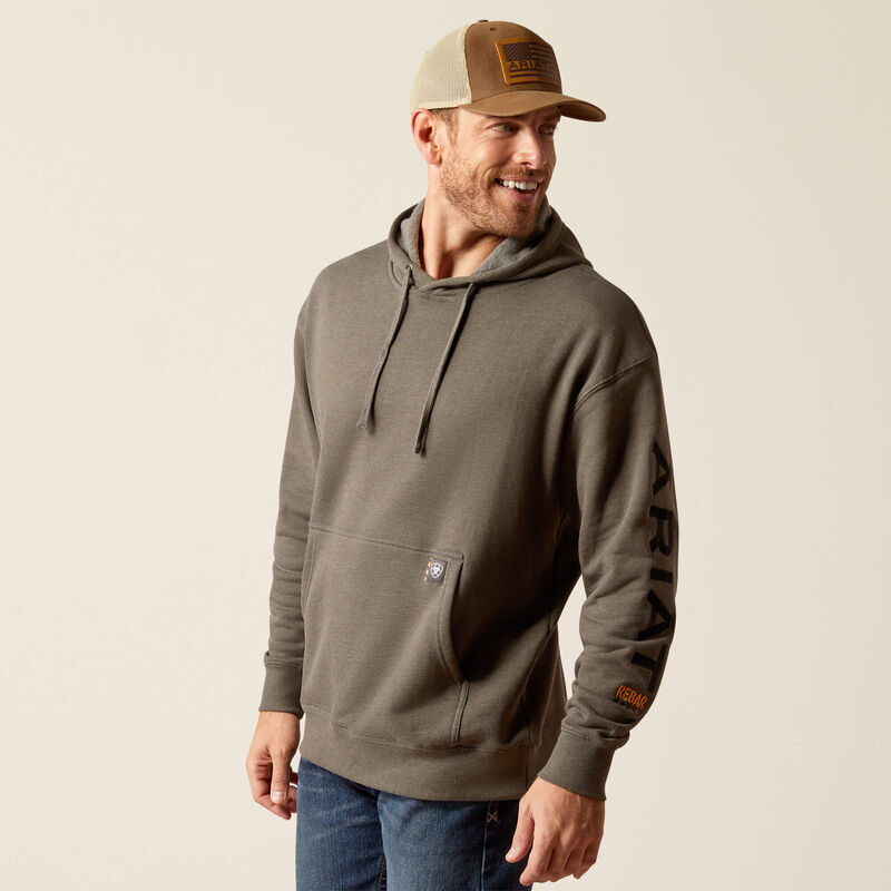 Rebar Graphic Hoodie (Beluga Heather/Black)
