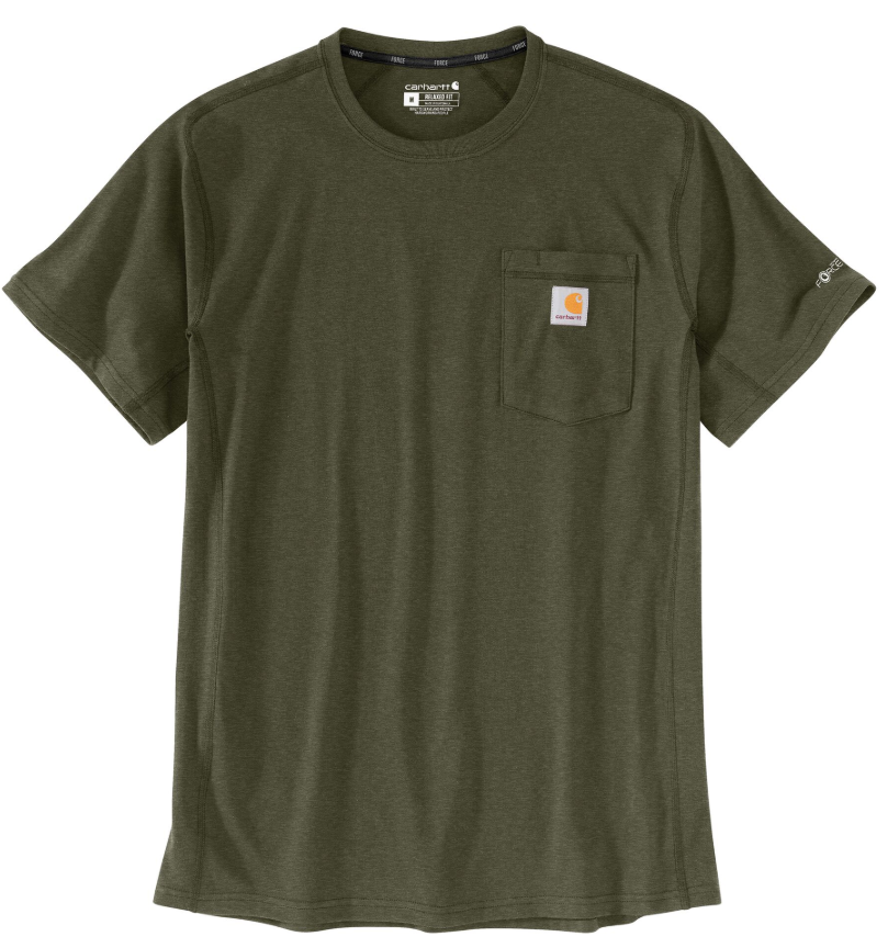 Men's (Reg) Carhartt Force Relaxed Fit Midweight S/S Pocket T-Shirt
