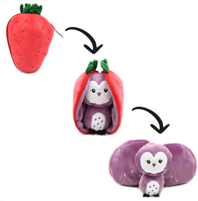 Speedy Monkey Violet the Owl/Strawberry-Flipetz