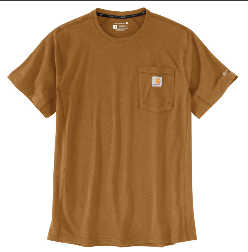 Men's (Big) Carhartt Force Relaxed Fit Midweight S/S Pocket T-Shirt