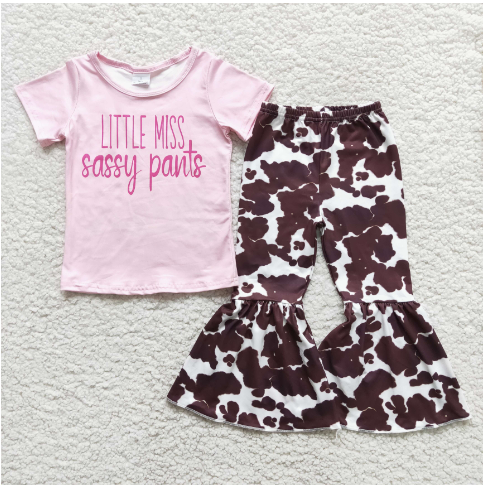 Little Miss Sassy Leopard Pants Bell Set