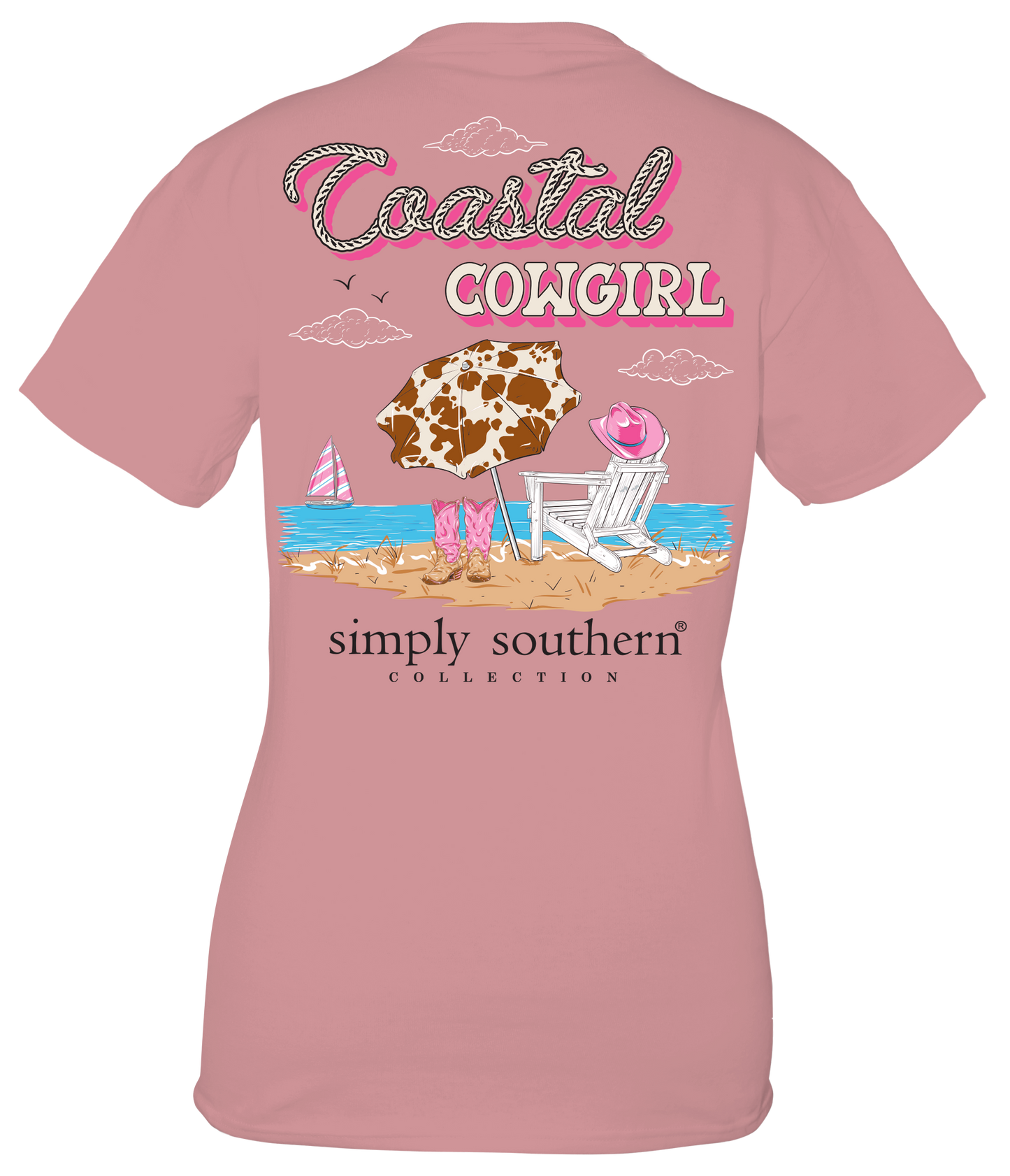 Ladies Simply Southern Costal Cowgirl S/S (Crepe)
