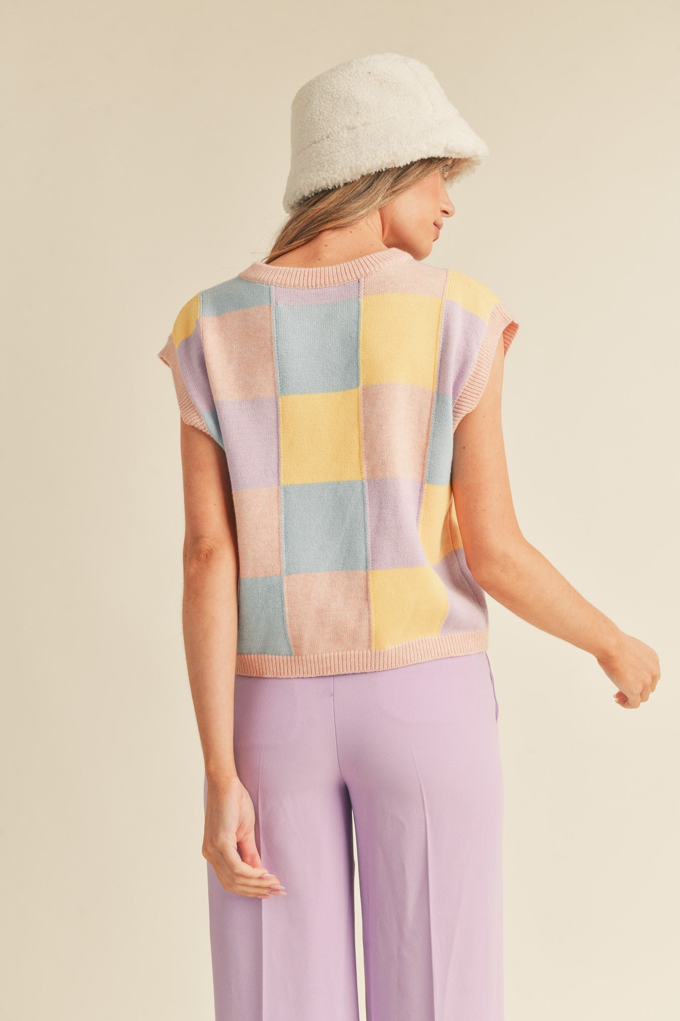 Erin Colorblock Top (Pink Multi)