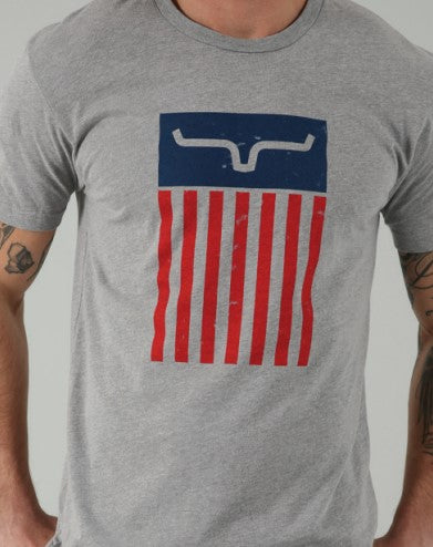 KIMES RANCH CODY TEE DARK HEATHER GREY