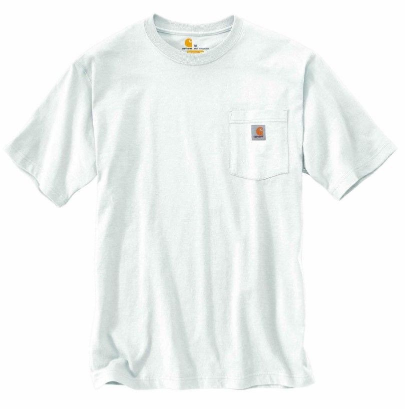 Carhartt K87 Pocket T-Shirt (White)