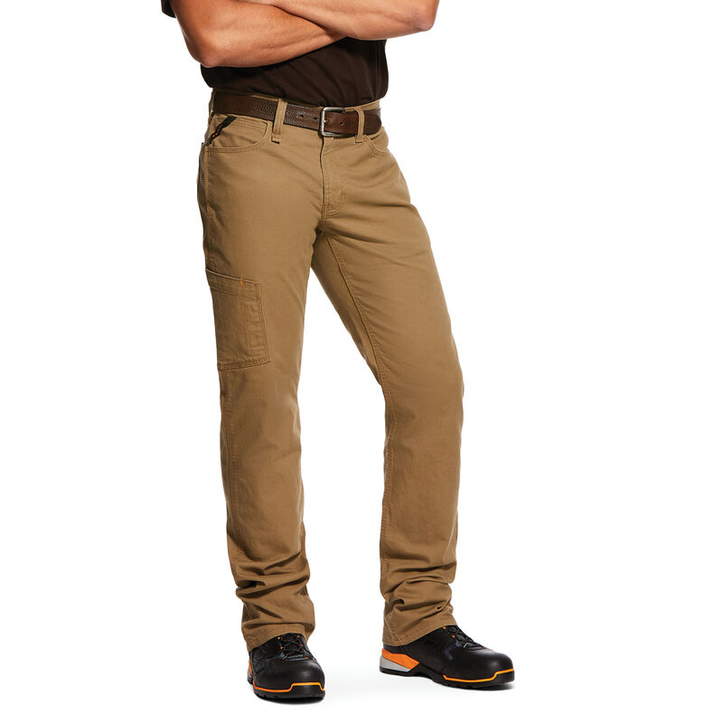 Rebar M4 Low Rise DuraStretch Made Tough Stackable Straight Leg Pant (Field Khaki)