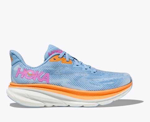 Hoka Clifton 9 Sneaker (Airy Blue/Ice Water)