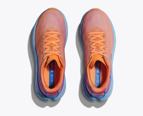Hoka Rincon 3 Sneaker (Mock Orange/Cyclamen)