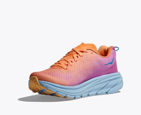 Hoka Rincon 3 Sneaker (Mock Orange/Cyclamen)