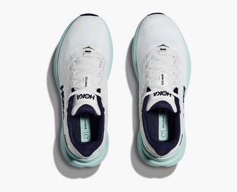 Hoka Solimar Sneaker (Blanc De Blanc/ Blue Grass)