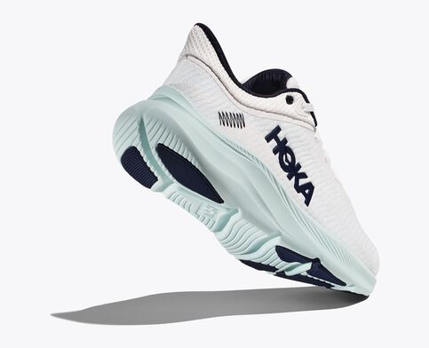 Hoka Solimar Sneaker (Blanc De Blanc/ Blue Grass)