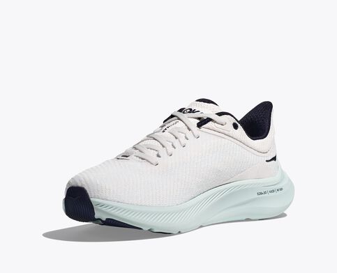 Hoka Solimar Sneaker (Blanc De Blanc/ Blue Grass)