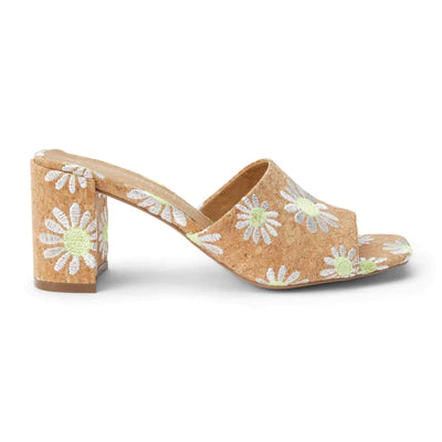 Matisse Kristin Heeled Sandal (White Daisy)