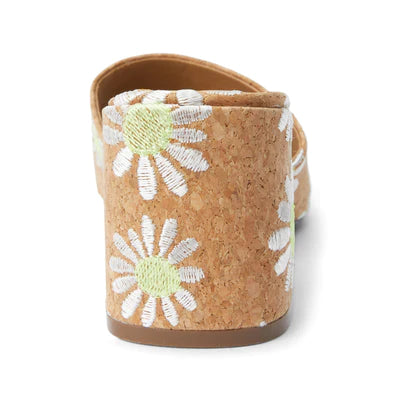 Matisse Kristin Heeled Sandal (White Daisy)