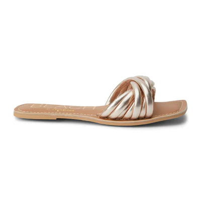 Matisse Gale Slide Sandal (Gold)
