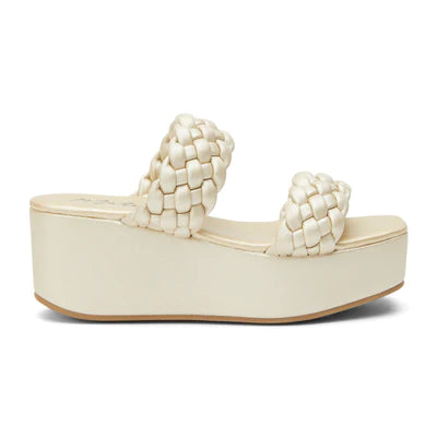 Matisse Greyson Gold Wedges