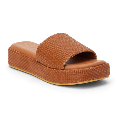 Matisse Maui Platform Sandal (Cognac)