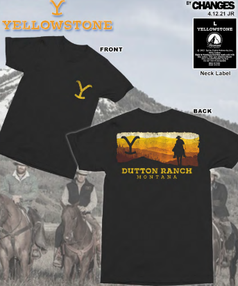 Yellowstone Rider Gradient Tee