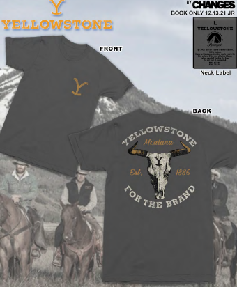 Yellowstone Cattle Skull Tee