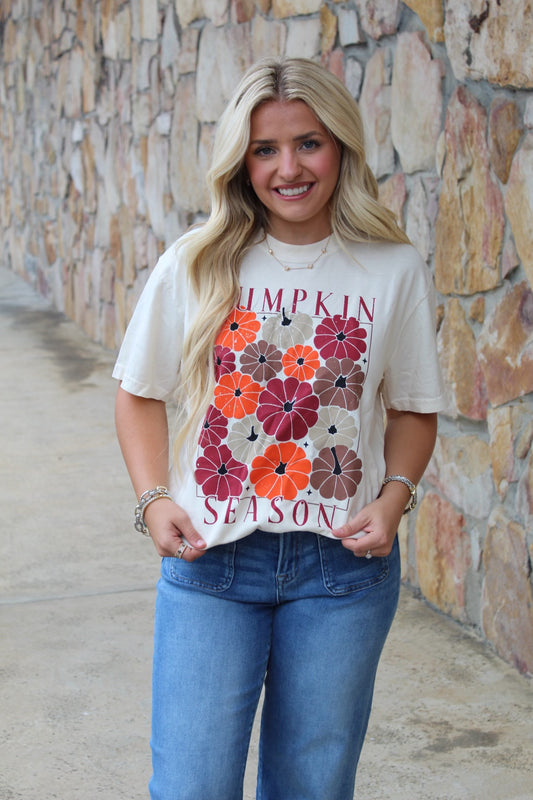 Comfort Color Pumpkin Season S/S Tee (Ivory)