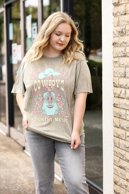 Cowboys And Country Music Tee