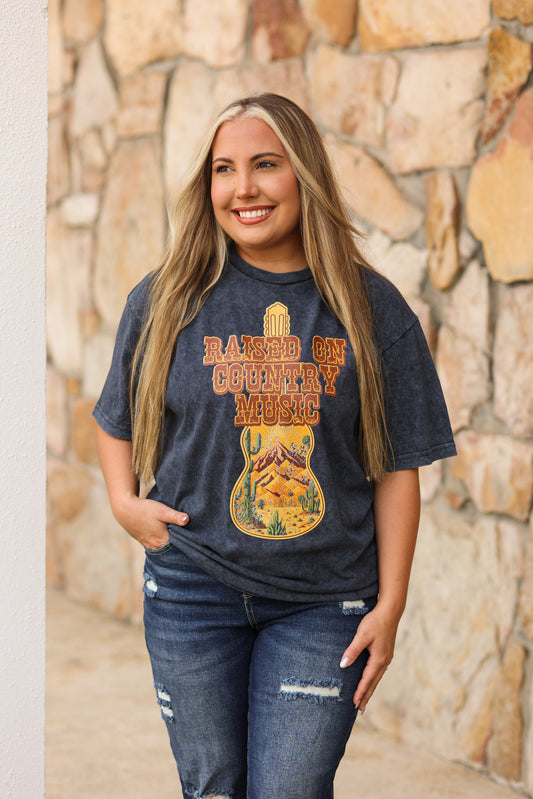 Raised on Country Music Tee