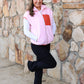 Sherpa Zip Up Vest (Pink)