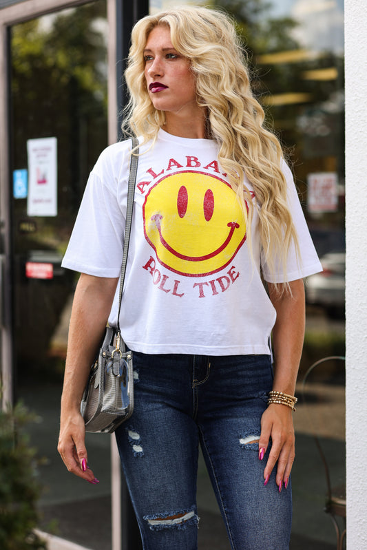 AL Smiley Face Tee