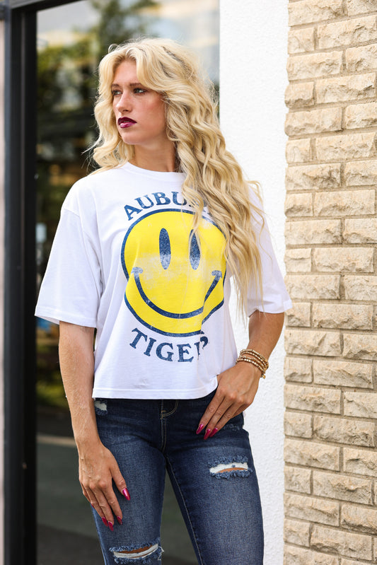 AU Smiley Face Tee