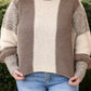 Mocha Colorblock Sweater