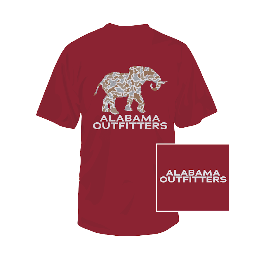 Southern Fried Cotton Alabama Elephant Camo SS