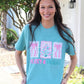 Juniors Southern Fried Cotton Merry & Bright Tee (Seafoam)