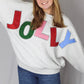 Juniors' Royce Apparel Jolly Flannigan Crewneck Sweatshirt (Ash Grey)