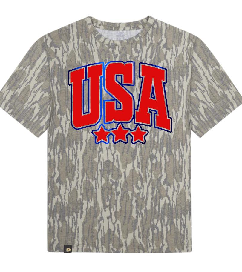 Dash Forward USA Metallic Puff SS Tee (Camo)