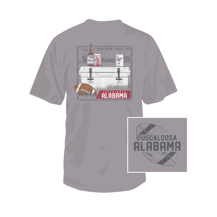 Southern Fried Cotton Auburn "A Southern Tradition" SS (Granite)
