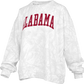 Juniors' Royce Apparel ALABAMA Camo Crewneck Sweatshirt (Ice Woodland)