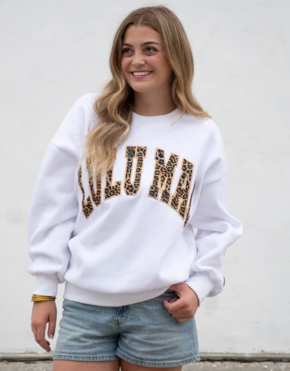 Girlie Girl LULU MAC Leopard Sweatshirt
