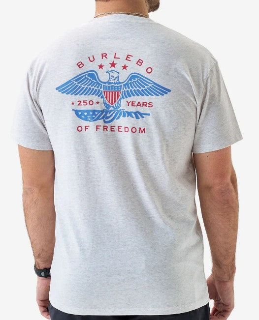 Men's Burlebo Eagle Outdoor S/S Tee (Oatmeal)