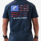 Men's Burlebo Fishing USA S/S Tee (Navy)