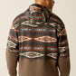 Men's Color Block Hoodie (Brindle)