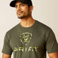 Men's Ariat Liberty USA Digi Camo T-Shirt (Dark Olive)
