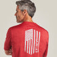 Men's Ariat Charger Vertical Flag Tee (Scooter) *RED