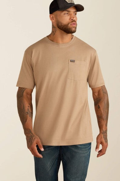 Men's Ariat Rebar Cotton Strong Standard Pocket T-Shirt